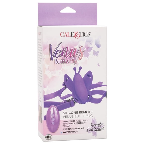 CalExotics Venus Butterfly Remote Panty Vibrator, Purple