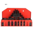 thumbnail image 2 of Octpeak 58Pcs T Slot Clamp Kit Hardened Combined Press Plate For Lathe Milling Machine M10,Mill T-Slot Clamp Kit,Stud Clamp Kit, 2 of 8