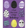 thumbnail image 2 of Girl's Star Wars Easter Darth Vader I Find your Lack of Eggs Disturbing Graphic Tee Purple Berry Medium, 2 of 4