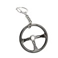 thumbnail image 1 of CSChome Porte-Clés Sans Bavure en Alliage de Zinc Forme de Volant de Voiture, 1 of 7