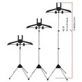 Compact Clothe Dry Rack Adjustable Garment Steamer Stand Foldable Aluminum Clothes Drying Rack ...