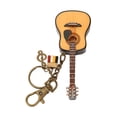 thumbnail image 1 of Mini Modelo De Guitarra, Madera Resistente De 3,9 Pulgadas, Llavero De Guitarra De Madera En Miniatura Suavizado De Alto Brillo, Cierre De Langosta Para La Familia, 1 of 7