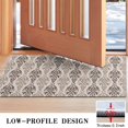 thumbnail image 3 of Boho Brown Damask Ethnic Pattern Door Rugs,Washable Non Slip Door Mats Indoor,Decorative Door Mats,Entry Mat Indoor for Entrance,Bedroom,Kitchen,Bathroom,17"x30", 3 of 6