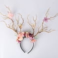 thumbnail image 1 of Accesorios para el cabello con flores exageradas de la rama de la pequeña hada Mori, tocados de asta, accesorios para el cabello, accesorios fotográficos para niños, diadema de actuación, 1 of 6
