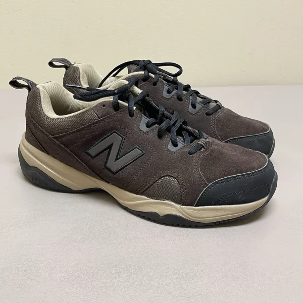 New Balance 609v3 Shoes Men 8.5 EEEE Wide Brown Suede Walking Comfort Sneakers