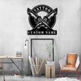 thumbnail image 2 of Craftnamesign Custom Tattoo Artist Metal Wall Art LED Light, Personalized Ink Studio Name Sign, 2 of 5