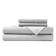 Hotel Sheets Direct 100% Bamboo Sheets - King Size Sheet and Pillowcase Set - Cooling, 4-Piece Bedding Sets - Grey