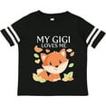 thumbnail image 3 of Inktastic My Gigi Loves Me Little Fox Boys or Girls Toddler T-Shirt, 3 of 5