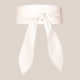 thumbnail image 1 of Nvzi Cinturón de mujer de moda envolvente con cintura ancha y nudo para vestido (blanco), 1 of 4