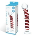 thumbnail image 4 of Glas Mr. Swirly 10" Glass Dildo, Clear, 4 of 5