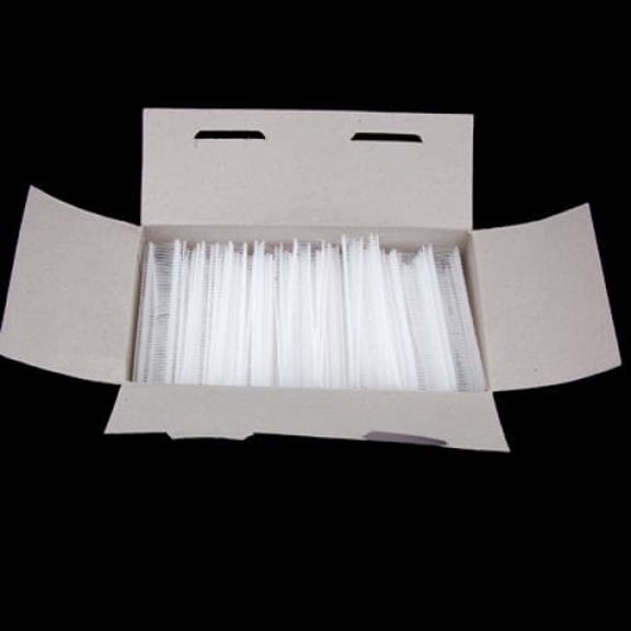 Raindrops 1 Set of 5000Pcs I-Beam Shape White Plastic Price Tagging Barbs for Retailers
