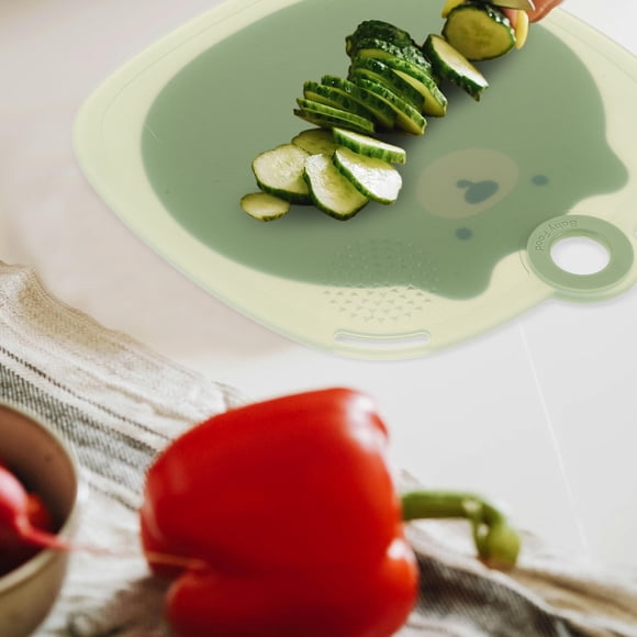 WASHWEPE Tabla De Cocina Multiusos De Plástico Con Doble Cara Colorida Para Preparar Y Picnic