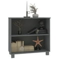 thumbnail image 3 of vidaXL Sideboard HAMAR Dark Grey 85x35x80 cm Solid Wood Pine, 3 of 4