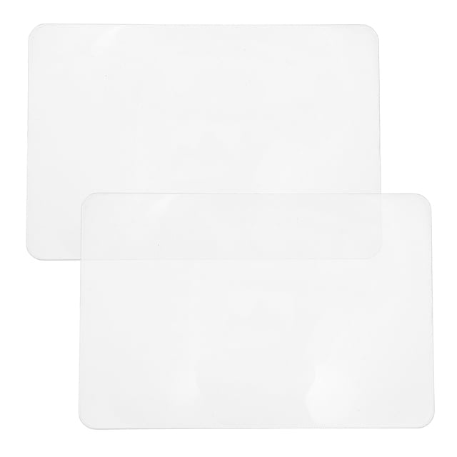 BRIGHTFUFU 2 uds lupa para tarjetas de crédito lupas 3x tamaño de tarjeta de crédito lupa de bolsillo para billetera lupa con lente Fresnel 120x180mm