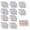 19x14 cm, variant on Ywmsfl 50 Pcs/Set Clear Die Storage Bag Stamp Storage Pocket Envelope Case Cutting Dies Stencil Organizers for Card Making