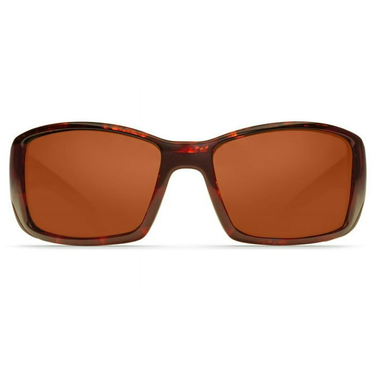 Men's Costa Del Mar Brine Polarized Sunglasses Tortoise/Copper