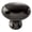 Black, variant on Hickory Hardware Williamsburg Collection Knob, 1-1/4" X 13/16" Oval - Polished Brass