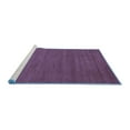 thumbnail image 2 of Ahgly Company Machine Washable Indoor Rectangle Abstract Blue Contemporary Area Rugs, 6' x 9', 2 of 4