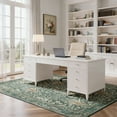 thumbnail image 4 of 8x10 Area Rugs for Living Room, Washable Area Rugs with Non-Slip Backing, Boho Floral Vintage Carpets Low Pile for Dining Room, Bedroom, Home Office, Indoor, Nursery, Apartment., 4 of 12