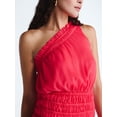 thumbnail image 5 of Scoop Women's and Women's Plus Smocked Ruffle Mini Dress, Sizes XS-4X, 5 of 6