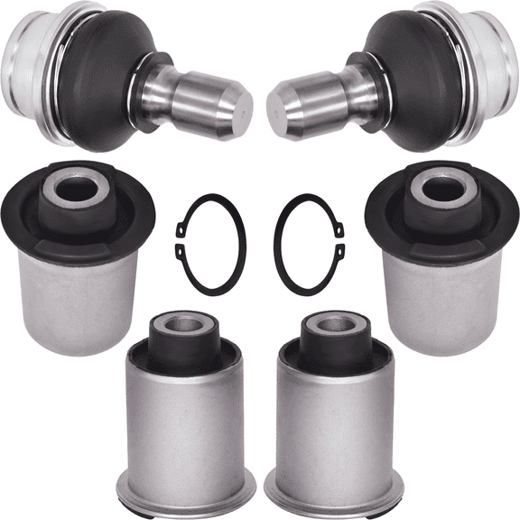 AUTOACER Rear Suspension Kit 6 Pcs - Rear Lower Control Arm Bushings & Ball Joint Kit (Left & Right) for Nissan Pathfinder R51 R51 2.5 YD2 dCi 2005 - 2010, R51 3.0 V9X Turbo dCi 2005 - 2014