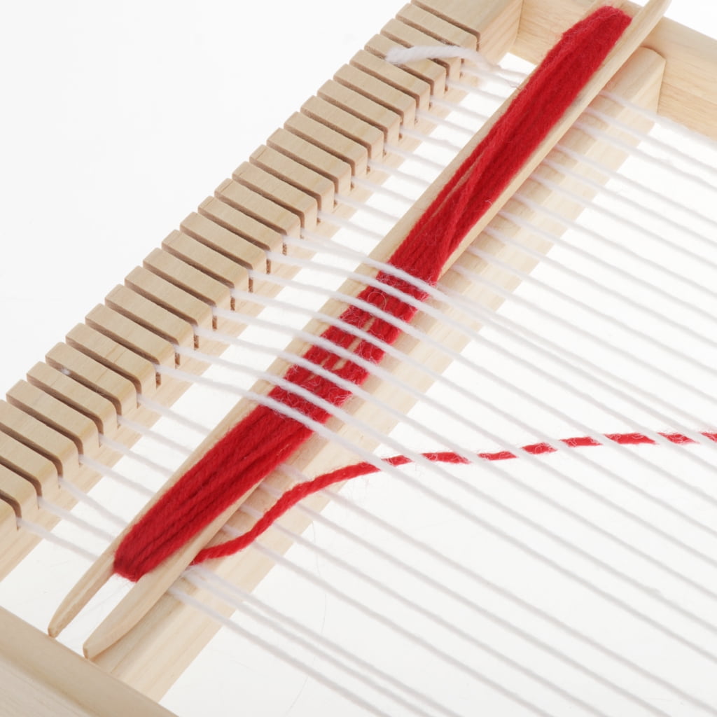 Wooden Weaving Loom Develops Creativity and Motor Skills 39x25cm