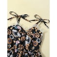 thumbnail image 4 of GXFC Little Girls Halloween Slip Dress 3T 4T 5T 6T Kids Girls Sleeveless Sling Flower Pumpkin Print A-line Dress Children Girls Cute Halloween Costume, 4 of 9