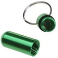 thumbnail image 4 of 2 Pcs Mini Pill Fob Aluminum Alloy Keychain Pill Holder Emergency Aspirin Holder Waterproof, 4 of 8