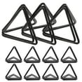 thumbnail image 2 of Triangle Paper Clips Modern Design Black Aluminum Alloy 36Pcs 1In, 2 of 9