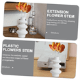 thumbnail image 2 of 10 Piezas Poste de Extensión de Flores Plantas de Interior Manguera de Agua Extensión de Plantas de Interior Tallo de Flor Tallos de Flores de Plástico, Verde, 2 of 5