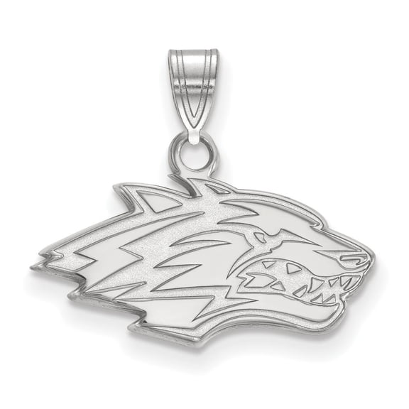 10k White Gold LogoArt University of New Mexico Small Pendant Q1W005UNM