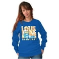 thumbnail image 4 of Vintage Smurfette Love is Smurf Women Crewneck Sweatshirt Brisco Brands M, 4 of 6