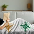 thumbnail image 3 of Compass Soft Flannel Fleece Blanket, Colorful Different Compasses Set Orientation Earth's Magnetic Field Find Your Way, Cozy Plush for Indoor and Outdoor Use, 60" x 80", Multicolor, by Ambesonne, 3 of 5