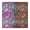 White-282, variant on Waterproof Square Tablecloth Fitted with Elastic Edge, Features Retro Hawaiian Floral and Palm Inspired Designs, Durable Vinyl with Backing for Secure Fit and Table Protection