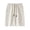 Beige, variant on Mens Casual Shorts Elastic Waist Drawstring Summer Beach Shorts with Pockets Beige M-5XL
