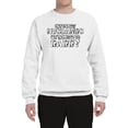 thumbnail image 2 of Wild Bobby, Best Husbands Gets Promoted to Daddy, Father's Day, Unisex Crewneck Graphic Sweatshirt, White, 3X-Large, 2 of 3