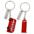 thumbnail image 6 of LABSERRON Train Key Chains Pendant Keychain Zinc Alloy 2Pcs Home Decoration, 6 of 8