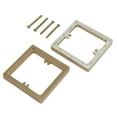 thumbnail image 2 of 2pcs Single Socket Spacer Square Spacer 10MM Single Socket Spacer 1 Gang Frame Plate Box Square Spacer With 40mm Screws, 2 of 8
