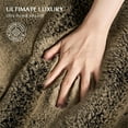 thumbnail image 2 of EVERGRACE Luxury Soft Faux Chinchilla Fur Throw Pillow Cover 1 Piece, Decorative Plush Fluffy Cozy Mink Pillow Case 20"x20" for Couch, Square Cushion Cases for Sofa Bed Living Room, Brown Sable, 2 of 8