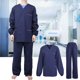 thumbnail image 4 of Traje de enfermería uniforme de enfermera transpirable dentista médicos salón camisa pantalones ropa conjunto mujeres manga larga XXL, 4 of 8