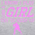 thumbnail image 3 of CafePress - Hockey Like A Gir Long Sleeve T Shirt - Womens Baseball Tee, 3 of 4