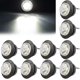 thumbnail image 1 of 10 luces LED laterales redondas para coche de 3/4", 1,9 cm, 12 V/24 V, luz indicadora de posición delantera y trasera, universal, resistente al agua, para camión, remolque, caravana, barco., 1 of 5