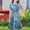 Multicolor D, variant on SGFCWSX Girls Short Sleeve Midi Dress Kids Crewneck Print Casual Flowy A-Line Dress for Spring Summer Beach Wear Multicolor Size 5-6 Years