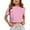 a-149Pink27, variant on VNKIDY Girls Kids Crew Round Neck Solid Color Plain Short Sleeve Cropped T-Shirt Slim Casual Summer Basic Tee Tops For Child Soft Tops Purple 11-12 Years