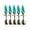 Colorful, variant on WEIOUKC Metal Spinner Baits,3D Realistic Propeller Lures,Flash Spinner for Trout,Trout Bass Fishing Lures,Flies Lure Fishing Set,for Freshwater & Saltwater