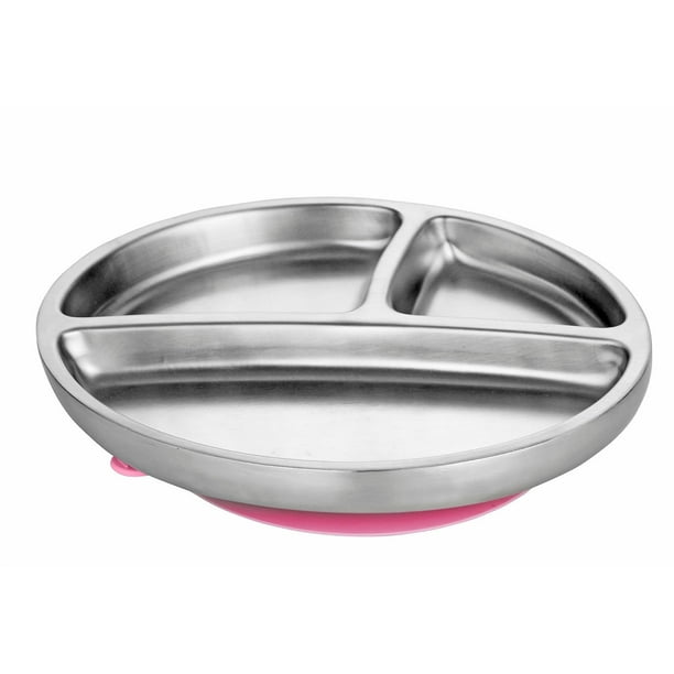 Avanchy Stainless Steel Suction Toddler Plate