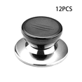 thumbnail image 1 of Chockeie 12pcs (screw + Gasket) Pot Cover Handle Knob For Replacing Kitchen Utensils, 1 of 7