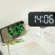 thumbnail image 3 of Despertadores digitales, reloj electrónico con espejo LED, brillo ajustable, relojes de escritorio y de pared modernos, 3 of 5