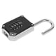 thumbnail image 5 of 4?Digit Combination Lock Hardened Shackle Resettable Password Waterproof for School Gym Gate Wardrobe, 5 of 5