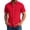 Red, variant on Stamzod Mens Shirts Casual Solid Short Sleeve Button Up Shirt Men Business Work Dress Shirts S-5Xl Dark Blue L